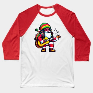 Reggae Rhythms with Santa - Christmas Beat Baseball T-Shirt